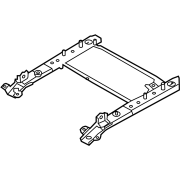 Nissan 89321-1JA0D Adjuster Assy-3RD Seat,RH