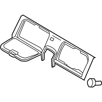 Nissan 84909-CE40E FINISHER Assembly-Luggage Floor,L Front