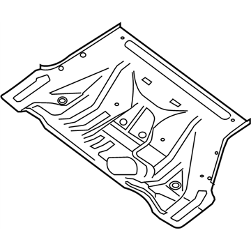 2018 Nissan Altima Floor Pan - 74512-JA030