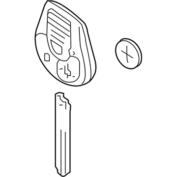 Nissan NV Car Key - 28268-C990E