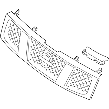 Nissan 62310-ZV01A Grille Radiator