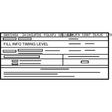 Nissan 14805-1JR1A Emission Label