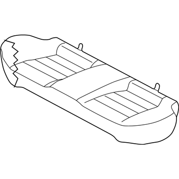 Nissan 88300-9E402 Cushion Assy-Rear Seat