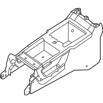 2018 Nissan Titan Center Console Base - 96911-EZ10B