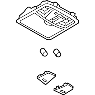 Nissan 26430-1LA2A Lamp Assembly Map