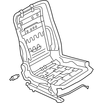 Nissan 87105-1KA6A Frame & Adjuster Assy-Front Seat,RH