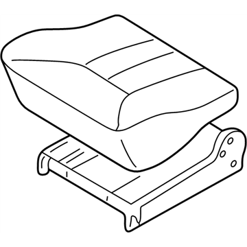 Nissan 88300-7B122 Cushion Assy-2ND Seat,RH