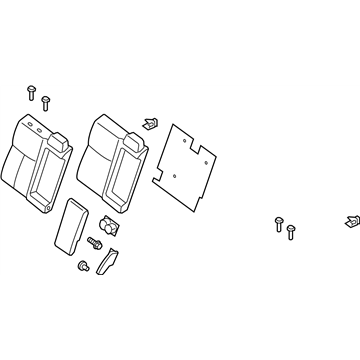 Nissan 88600-3TB0B Back Rear Seat C