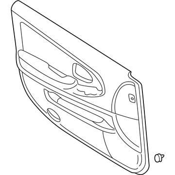 Nissan 80901-3Y012 Finisher Assy-Front Door,LH