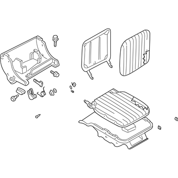 Nissan 88000-8B600 Kit-Jump Seat RH