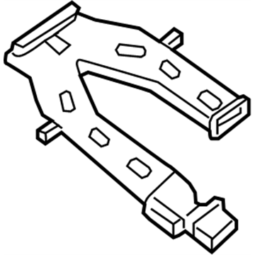 Nissan 27952-3KA0A Duct-Rear Air Conditioner,Outlet