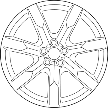 Nissan D0C00-6AV0B Wheel-Aluminum