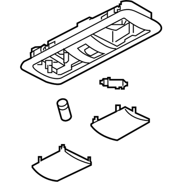 Nissan 26460-9FT0B Lamp Assembly Spot