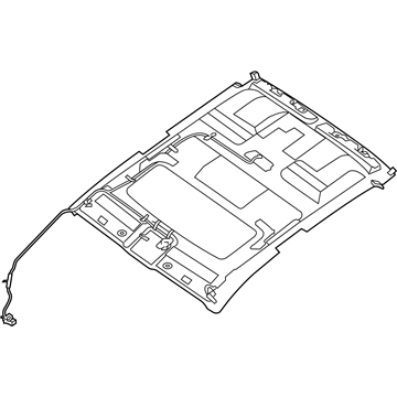 Nissan 739B0-EZ24A Module Assembly-Roof Trim