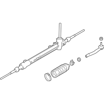 Nissan 48001-4BA0A Gear & Linkage-Steering