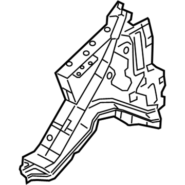 Nissan F4180-3LMMA Reinforcement HOODLEDGE RH