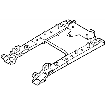 Nissan 89390-1JA0D Adjuster Assy-3RD Seat,LH