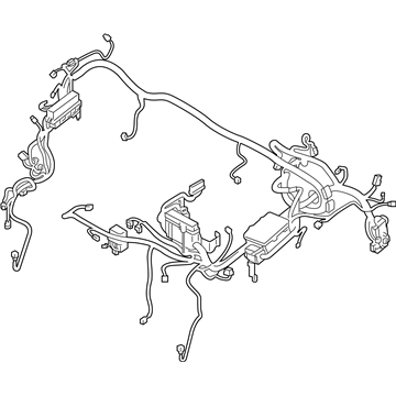 Nissan 24012-4DP7D Harness-Engine Room