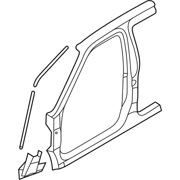 Nissan 76021-1W634 Body Assy-Side,LH