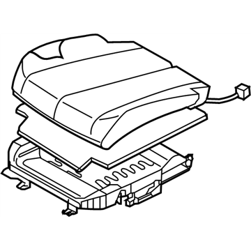 Nissan 87350-CA460 Cushion Assy-Front Seat