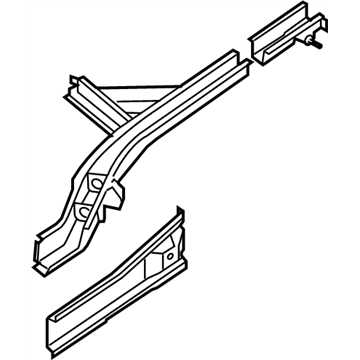 Nissan 75511-ET030 Member-Side,Rear LH