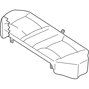 Nissan 88300-0Z903 Cushion Assy-Rear Seat