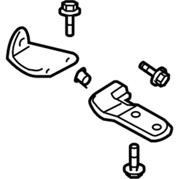 Nissan 89303-5Z011 Hinge Assy-Rear Seat,RH