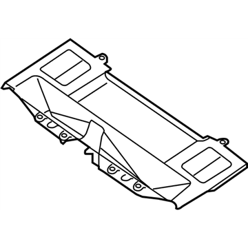 Nissan 84975-ZP40C Box Luggage Floor Center
