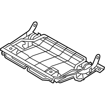 Nissan 89351-1LK5A Frame Assembly - 3RD Seat Cushion, LH