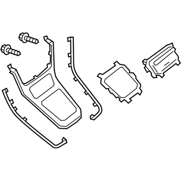 Nissan 96935-3YU5A Boot Assy-Console