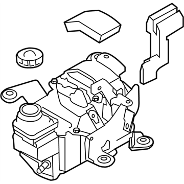 2012 Nissan Quest Power Steering Pump - 49110-1JA0D