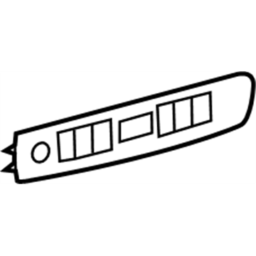 Nissan 68167-1PA1A Bracket-Hazard