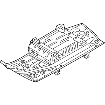 Nissan 74313-3NF0A Floor Front