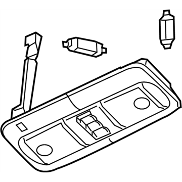 Nissan 26460-1PA1A Lamp Assy-Personal