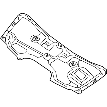 Nissan 65840-4BA0A Insulator-Hood