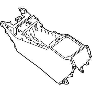 2013 Nissan Pathfinder Center Console Base - 96911-3KA2B