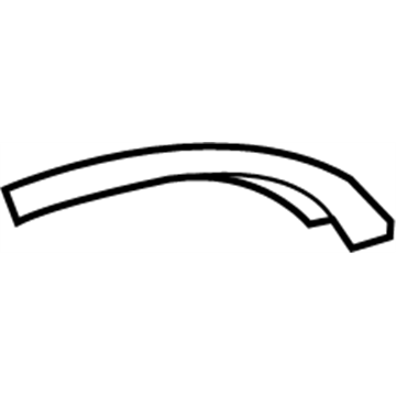 Nissan 76870-1GR0D Retainer Assy-Body Side Weatherstrip,RH