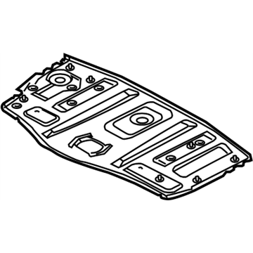 Nissan 74514-CD030 Floor-Rear,Rear