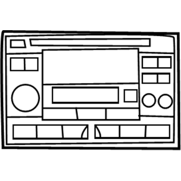 Nissan 28188-7J200 Radio Unit,W/CD And Cassette