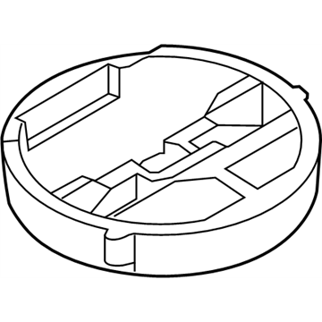 Nissan 84975-4BA5A Box Assy-Luggage Floor,Center