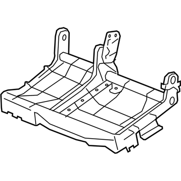 Nissan 88351-4BA1A Frame Assy-Rear Seat Cushion,LH