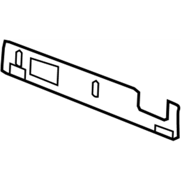 Nissan 886F3-4CP1A Board-Rear Seat Back