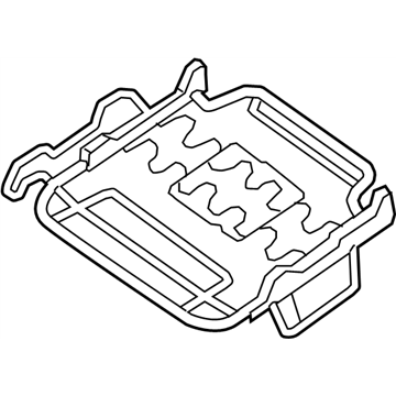 Nissan 89351-4BA0A Frame Assy-Cushion,3RD Seat LH