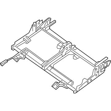 Nissan 89001-4BA1A Frame & Spring Assy-3rd Seat