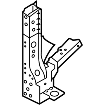 Nissan F2520-EZ0MA Support Assembly-Radiator Core Side,RH