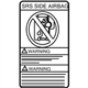 Nissan 98591-4Y900 Label-Air Bag