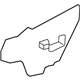 Nissan 80861-4BA0A Screen-Sealing,Front Door LH