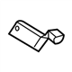 Nissan 76525-1EA2B Bracket-Center Pillar,Lower LH