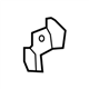 Nissan 90529-1JA0A Bracket-Bumper Rubber