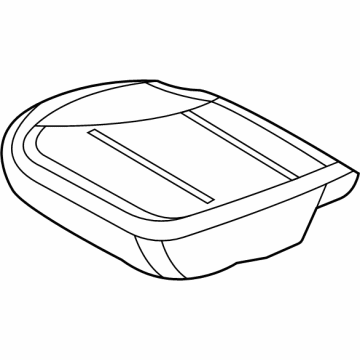 Nissan 87311-5EE0A Pad Assembly-Cushion,Front Seat RH